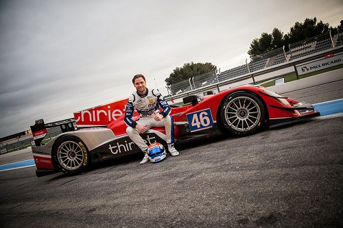 Bas Schothorst LMP2 test op Paul Ricard